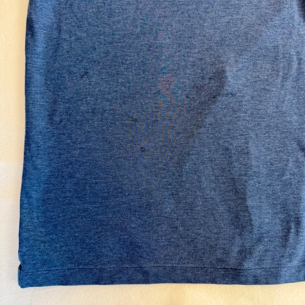 Polo Ralph Lauren‎ Long Sleeve Polo Men's 2XLT Blue Flesh-Toned Pony Logo Preppy